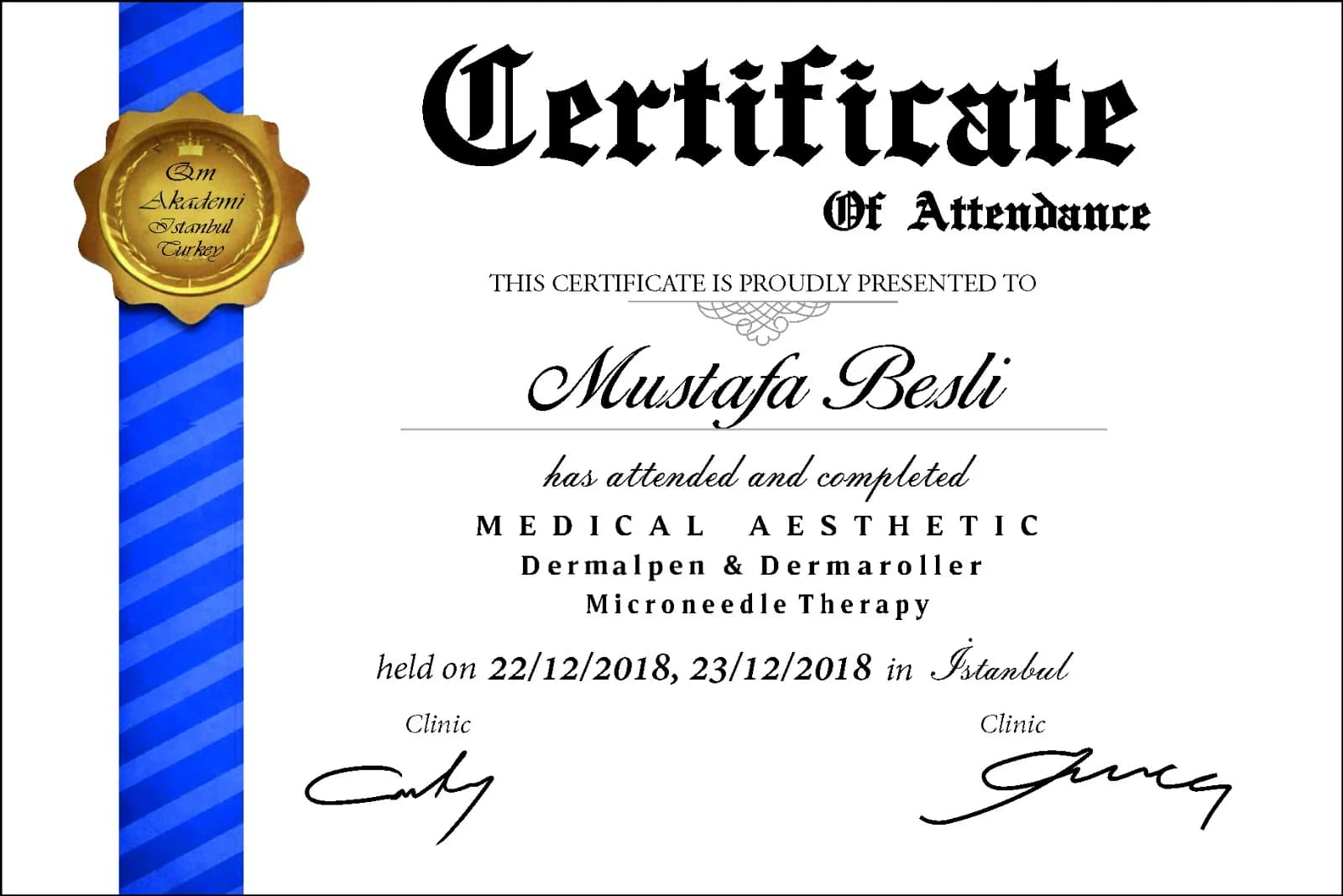 Certificate 3